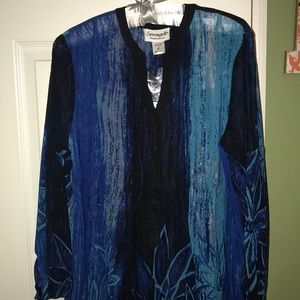 NWOT Serengeti Multi-Colored Tunic